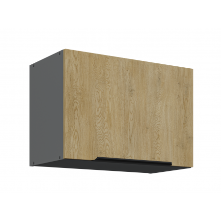 Szafka kuchenna okapowa 60 cm CREMA dąb cremona / antracyt 60 GU-36 1F